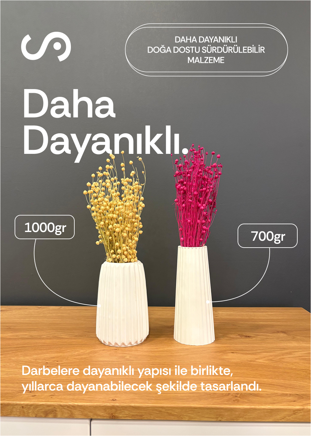 İkili Beton Vazo Fırsat Ürün (Eylül 2. Hafta)